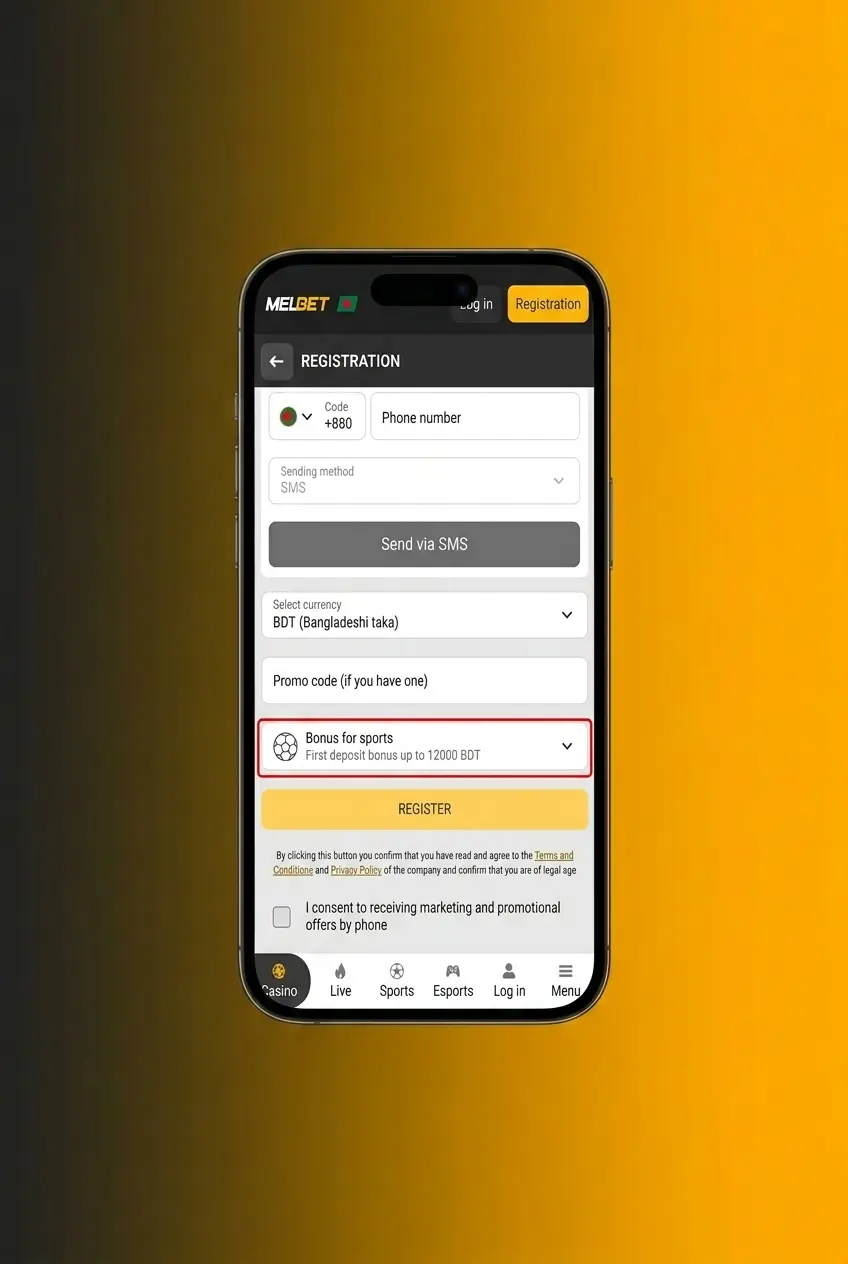 Step-by-step guide to claim Melbet registration bonus in Bangladesh, covering signup, verification, and deposit process